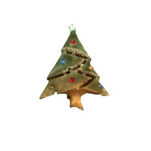 Vintage Christmas Tree Brooch
